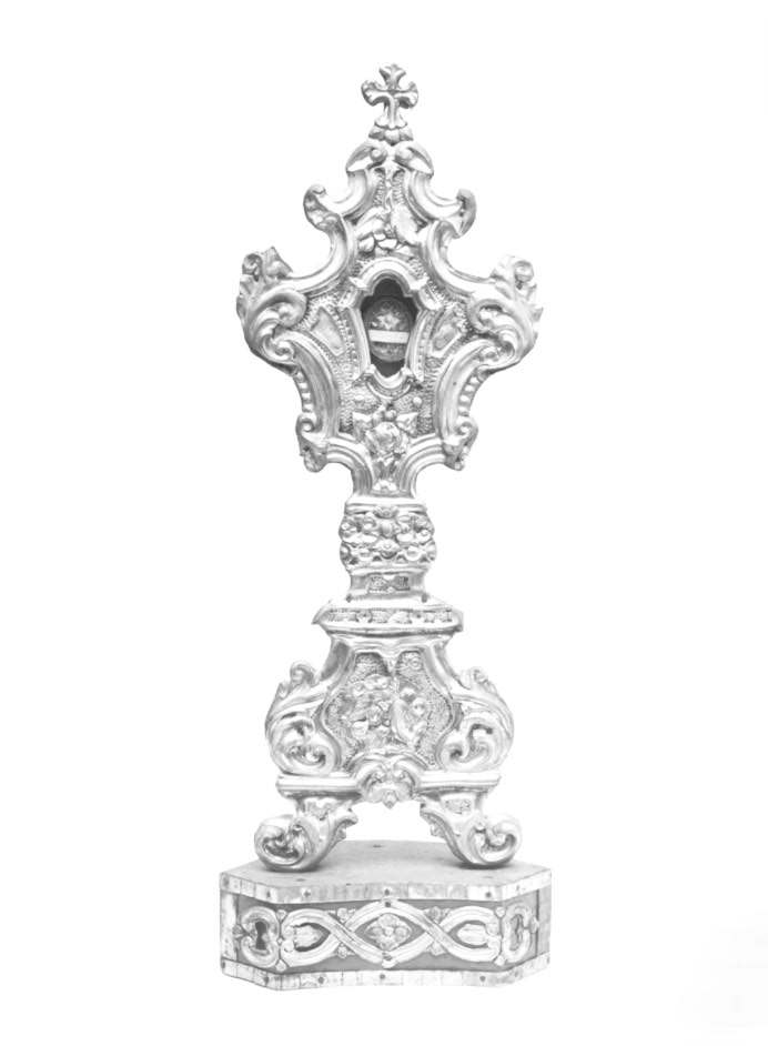 reliquiario - a ostensorio - ambito Italia nord-orientale (sec. XIX)