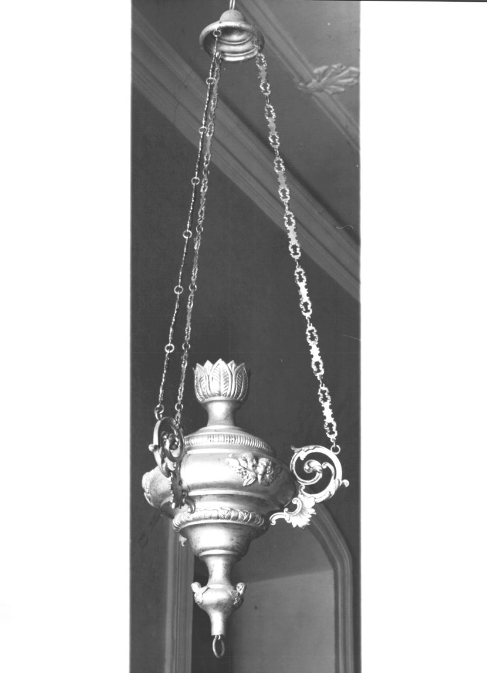 lampada pensile - ambito Italia nord-orientale (sec. XIX)