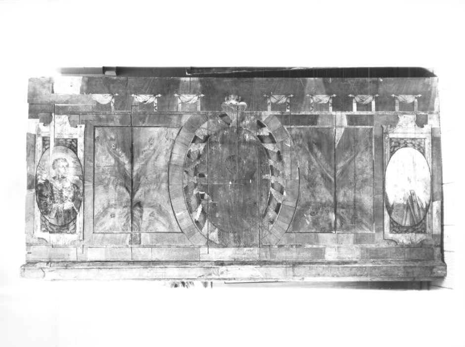 paliotto - a pannello piano - ambito Italia nord-orientale (seconda metà sec. XVII)