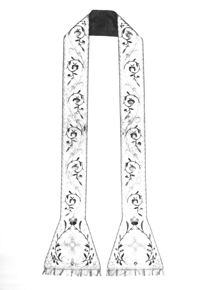 stola - ambito Italia nord-orientale (fine/inizio secc. XVIII/ XIX)