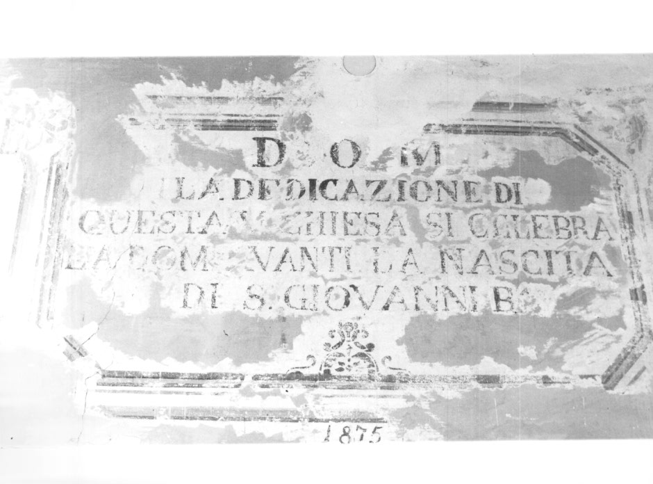 Iscrizione (dipinto) - ambito Italia nord-orientale (sec. XIX)