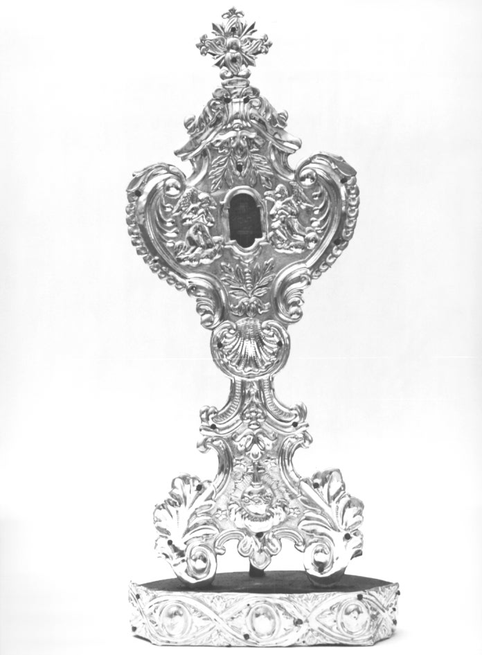 reliquiario - a ostensorio - ambito Italia nord-orientale (sec. XIX)