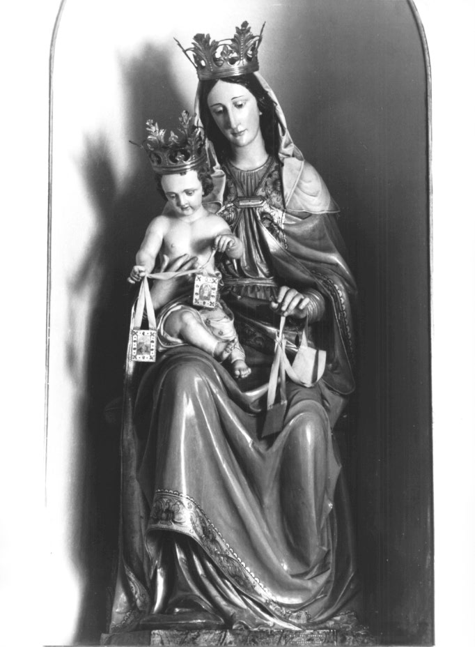 Madonna del Carmelo (statua) - ambito Italia nord-orientale (prima metà sec. XX)