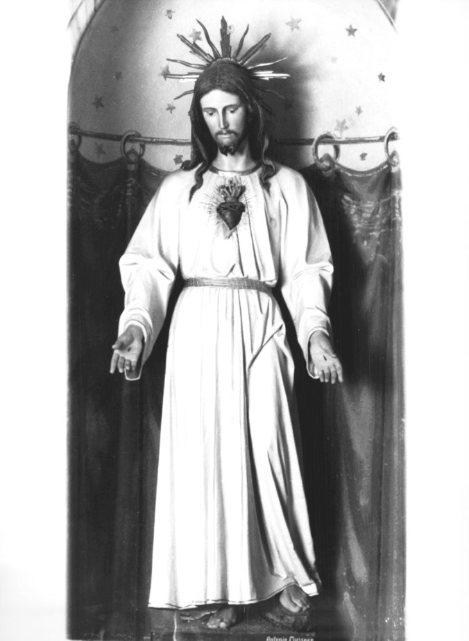 Sacro Cuore di Gesù (statua) - ambito Italia nord-orientale (prima metà sec. XX)