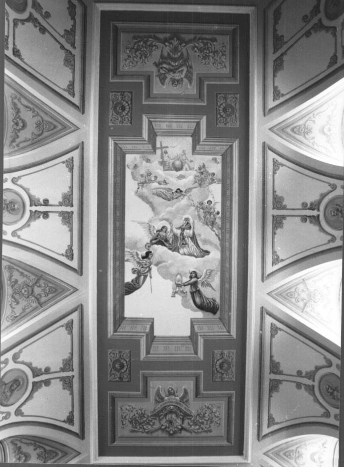 Gloria di San Nicola di Bari/ Madonna/ Santi (dipinto) - ambito Italia nord-orientale (prima metà sec. XX)