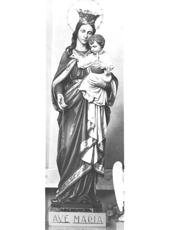 Madonna del Rosario (statua) - ambito Italia nord-orientale (prima metà sec. XX)