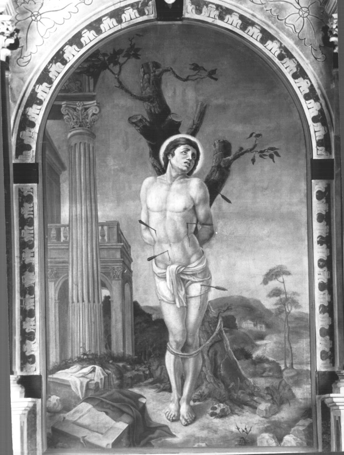 Martirio di San Sebastiano (pala d'altare) - ambito Italia nord-orientale (sec. XX)