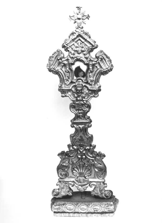 reliquiario - a ostensorio - ambito Italia nord-orientale (seconda metà sec. XIX)