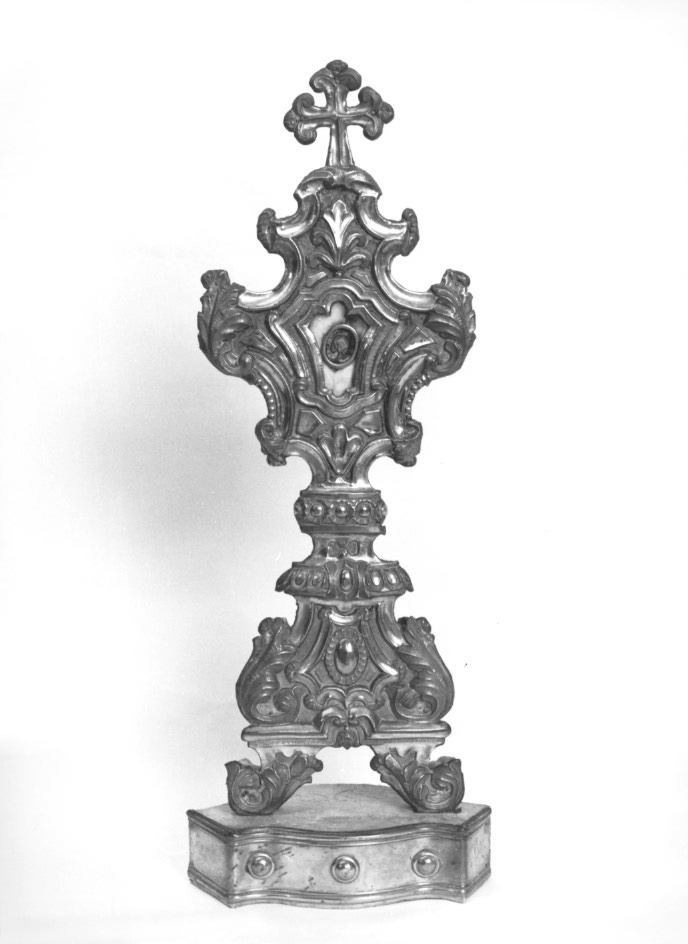 reliquiario - a ostensorio - ambito Italia nord-orientale (sec. XIX)