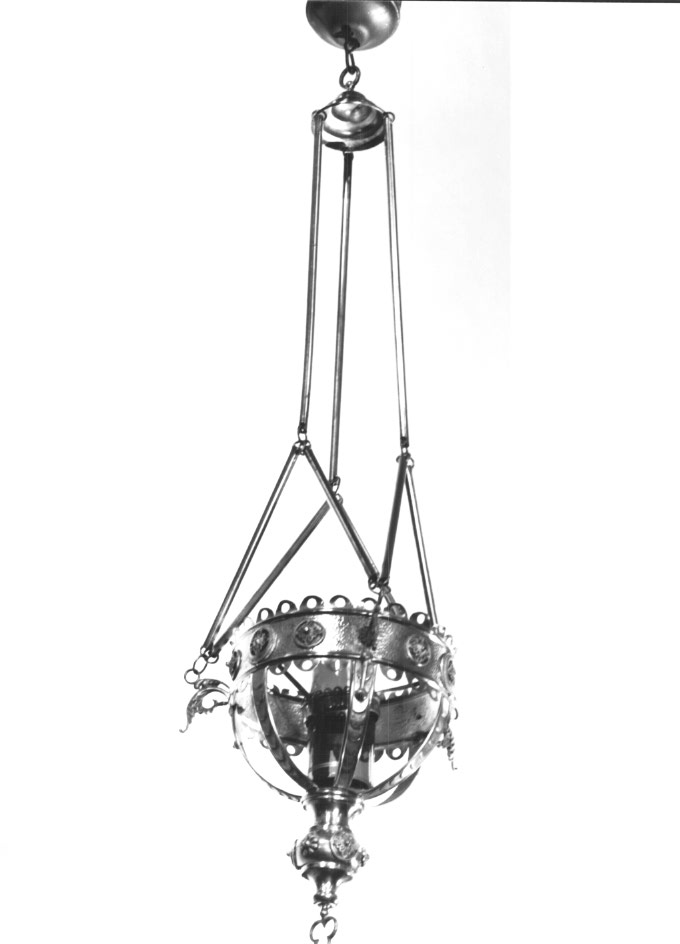 lampada pensile - ambito Italia nord-orientale (secondo quarto sec. XX)