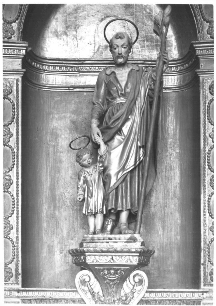 San Giuseppe e Gesù Bambino (scultura) - ambito Italia nord-orientale (sec. XVII)