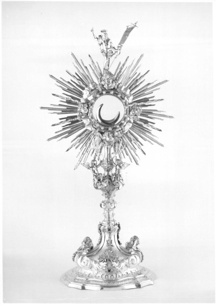 ostensorio - ambito Italia nord-orientale (sec. XVIII)