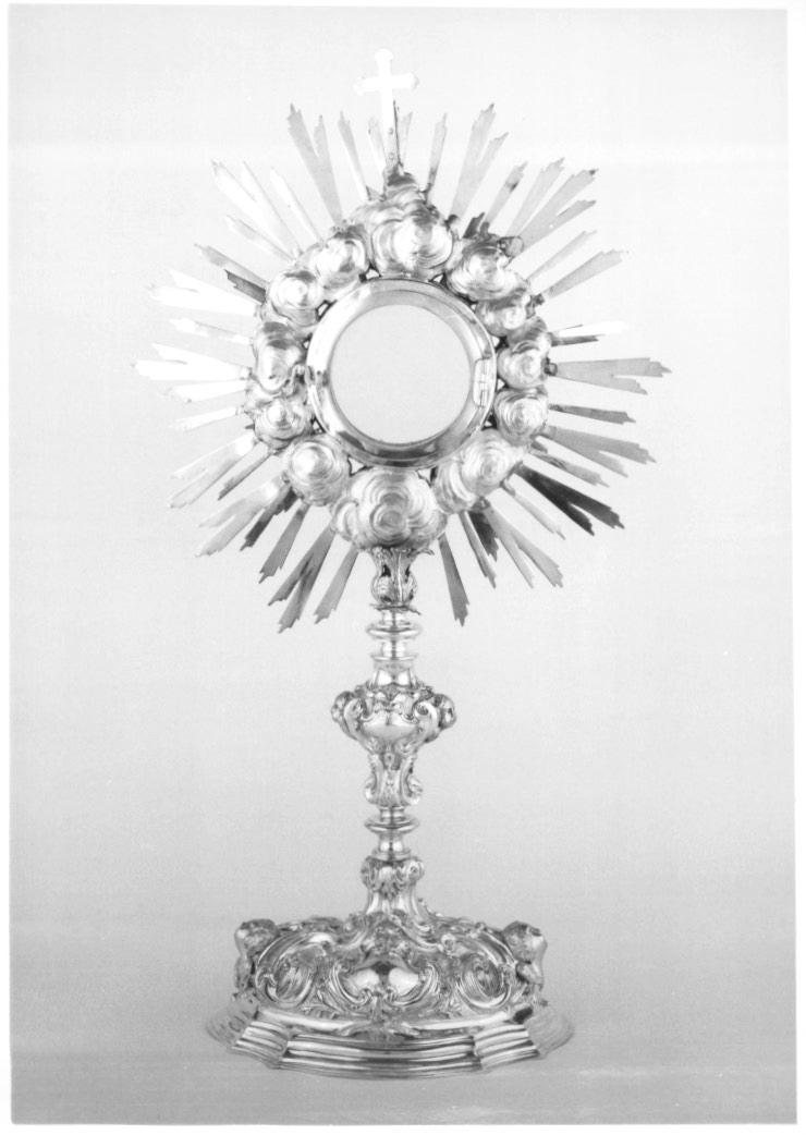 ostensorio - ambito Italia nord-orientale (sec. XVIII)