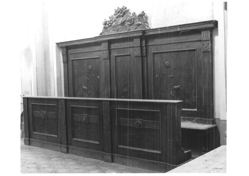 stalli del coro - ambito Italia nord-orientale (inizio sec. XX)