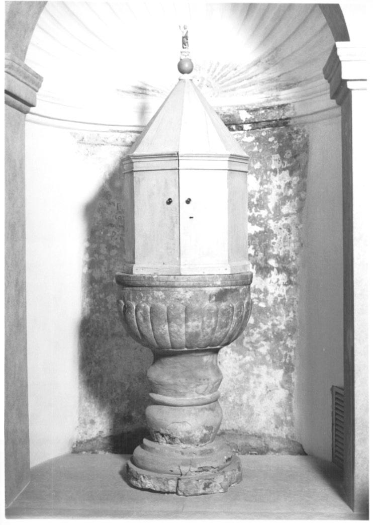 fonte battesimale - ambito Italia nord-orientale (sec. XVII)