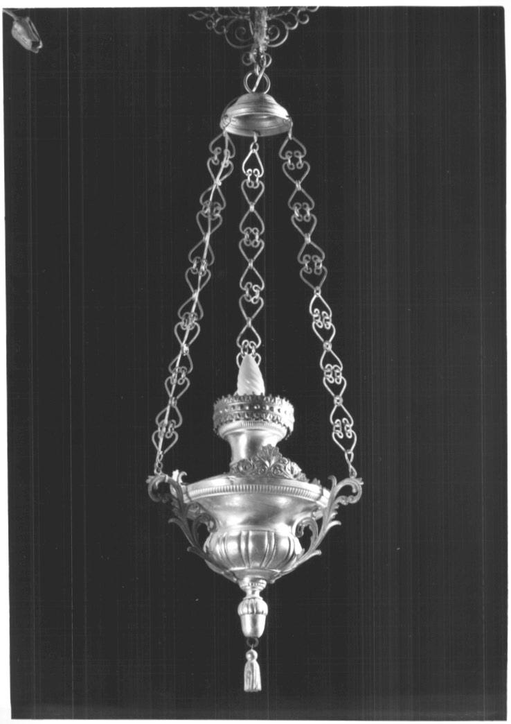 lampada pensile - ambito Italia nord-orientale (fine/inizio secc. XIX/ XX)