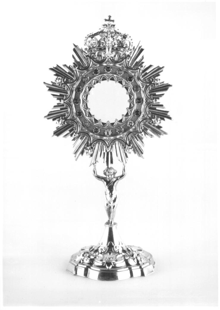 ostensorio - ambito Italia nord-orientale (inizio sec. XX)