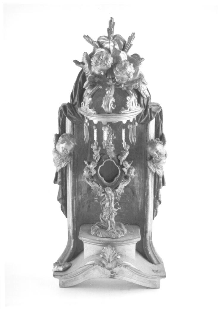 tronetto per esposizione eucaristica - ambito Italia nord-orientale (sec. XIX)