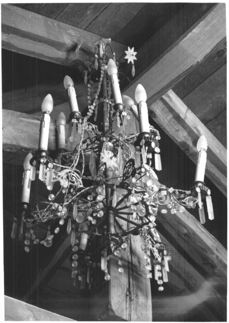 lampadario - ambito Italia nord-orientale (inizio sec. XX)