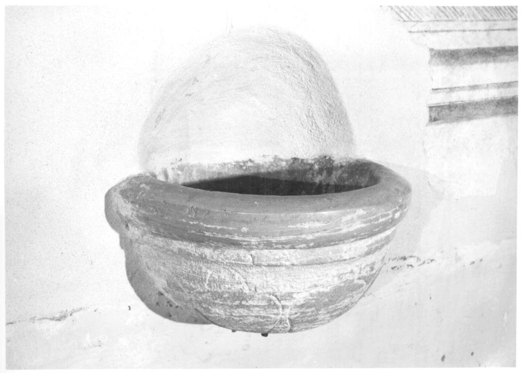 acquasantiera da parete - ambito Italia nord-orientale (sec. XIX)