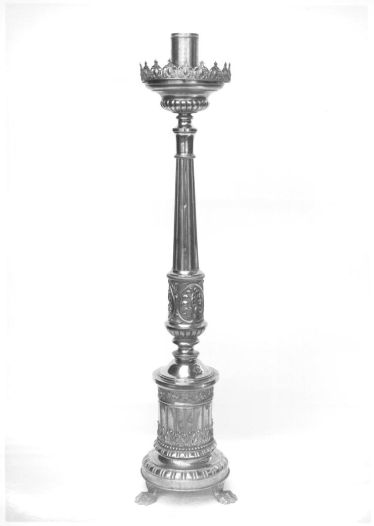 base per il cero pasquale - ambito Italia nord-orientale (sec. XIX)