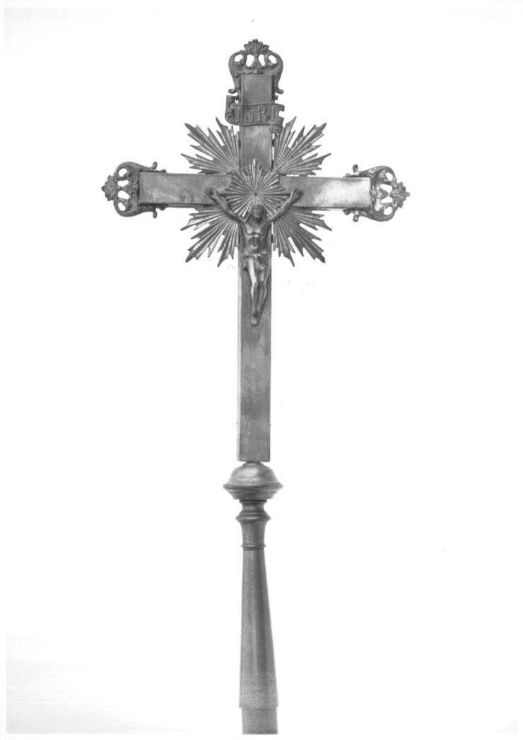 croce processionale - ambito Italia nord-orientale (sec. XIX)