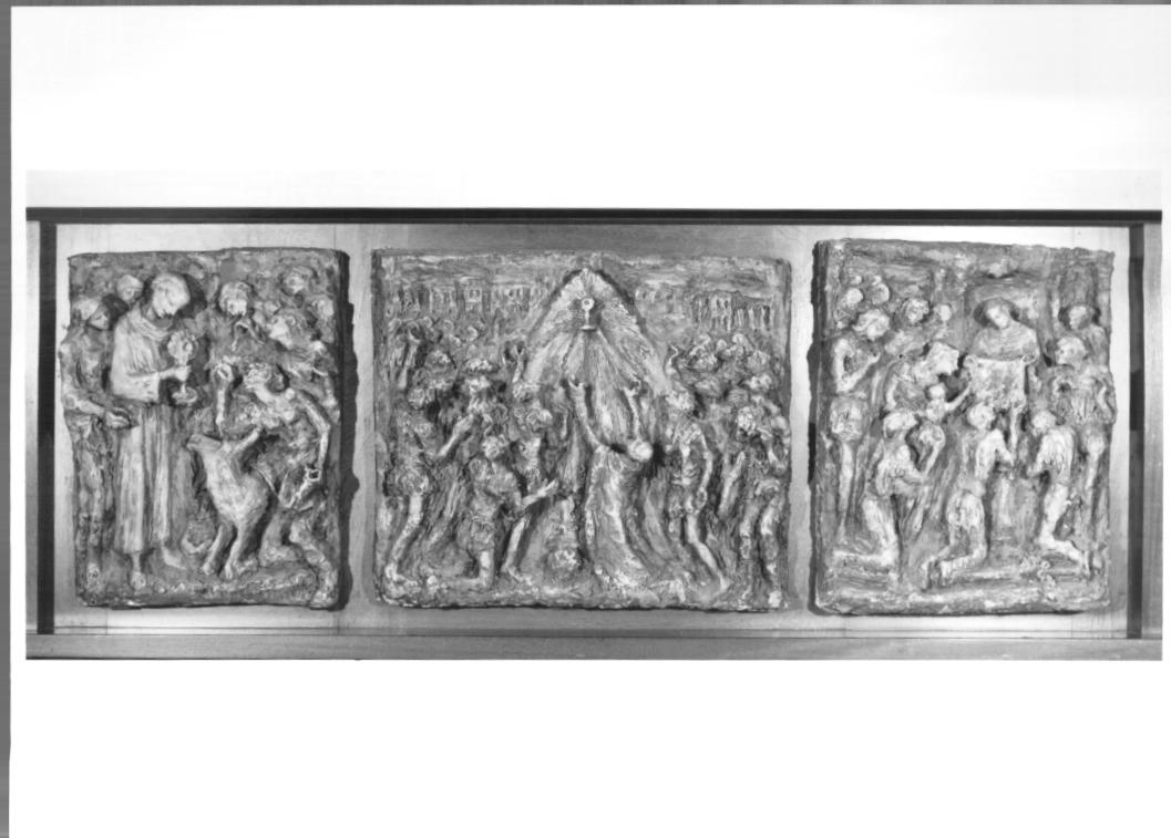 Storie di Sant'Antonio da Padova (scultura, serie) - ambito Italia nord-orientale (sec. XX)