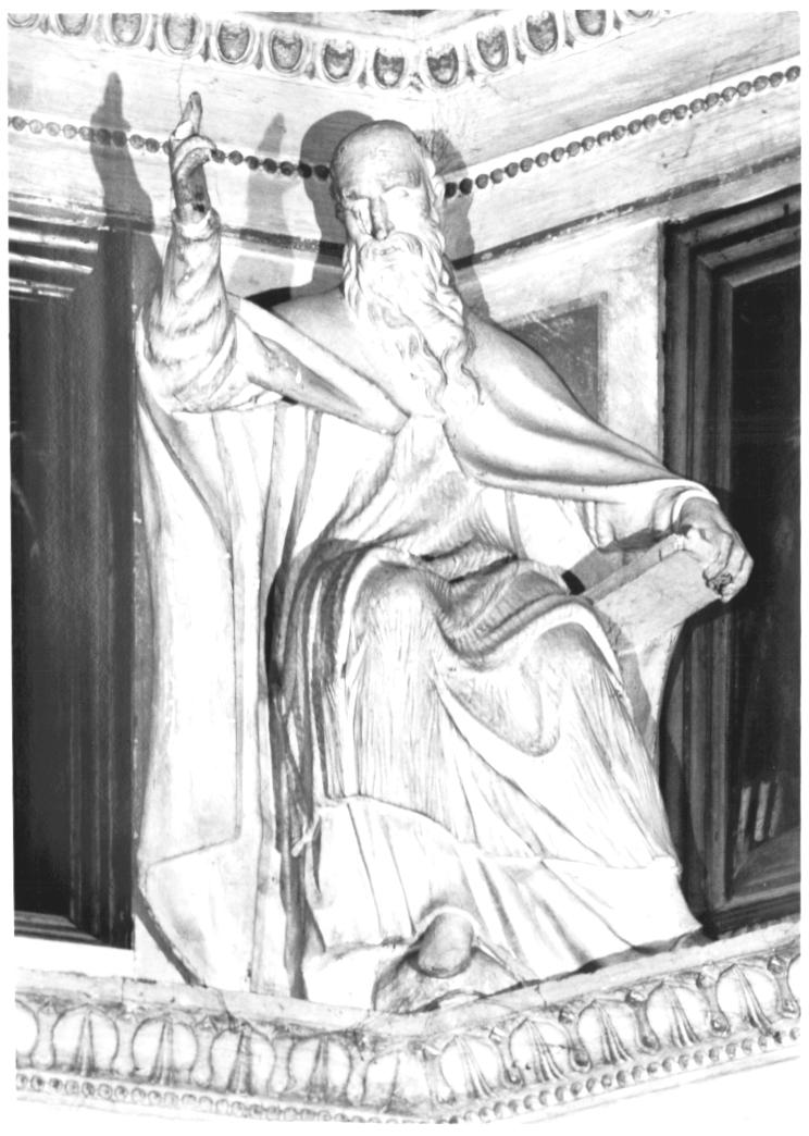 Sant'Ambrogio (scultura) - ambito veneto (sec. XVII)