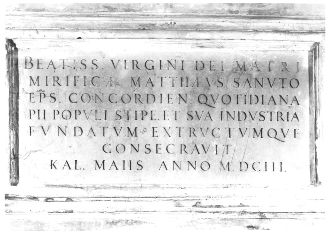 lapide - ambito Italia nord-orientale (sec. XVII)