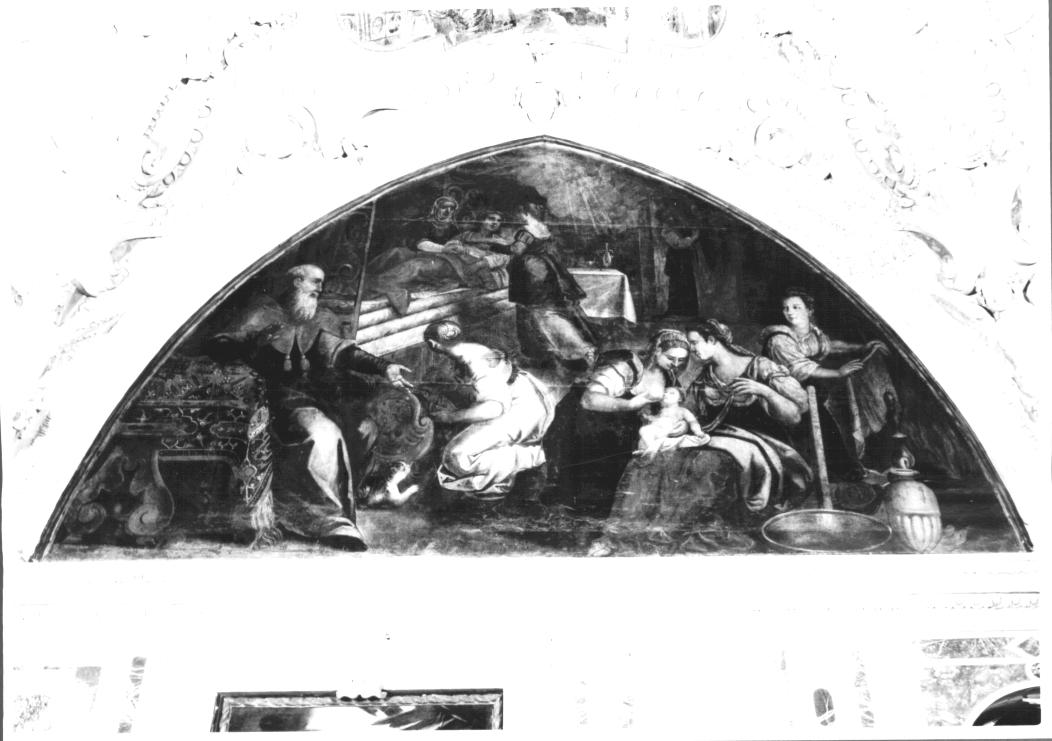 Nascita di Maria Vergine (dipinto) - ambito Italia nord-orientale (sec. XVII)