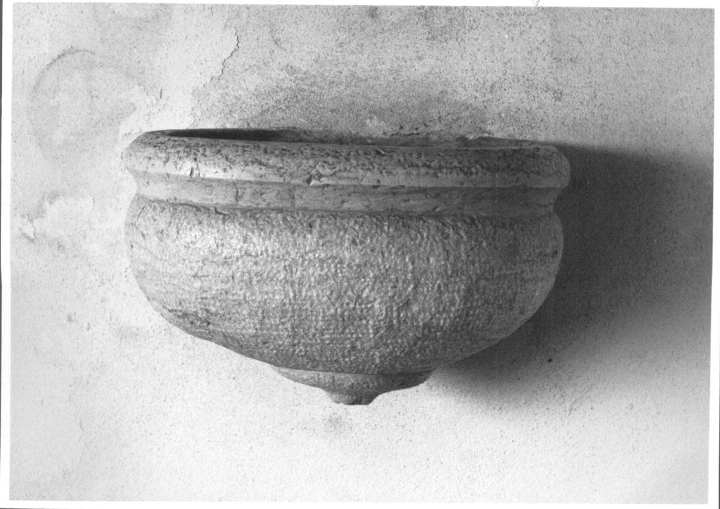 acquasantiera da parete - ambito Italia nord-orientale (sec. XVIII)