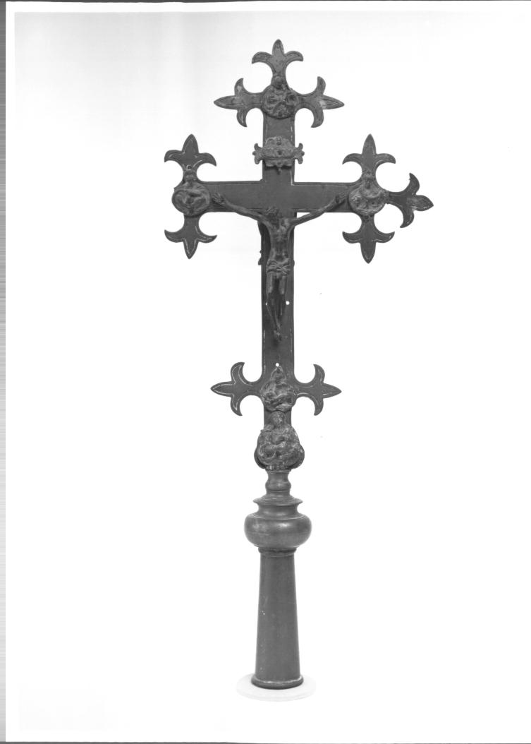 croce processionale - ambito Italia nord-orientale (seconda metà sec. XVII)