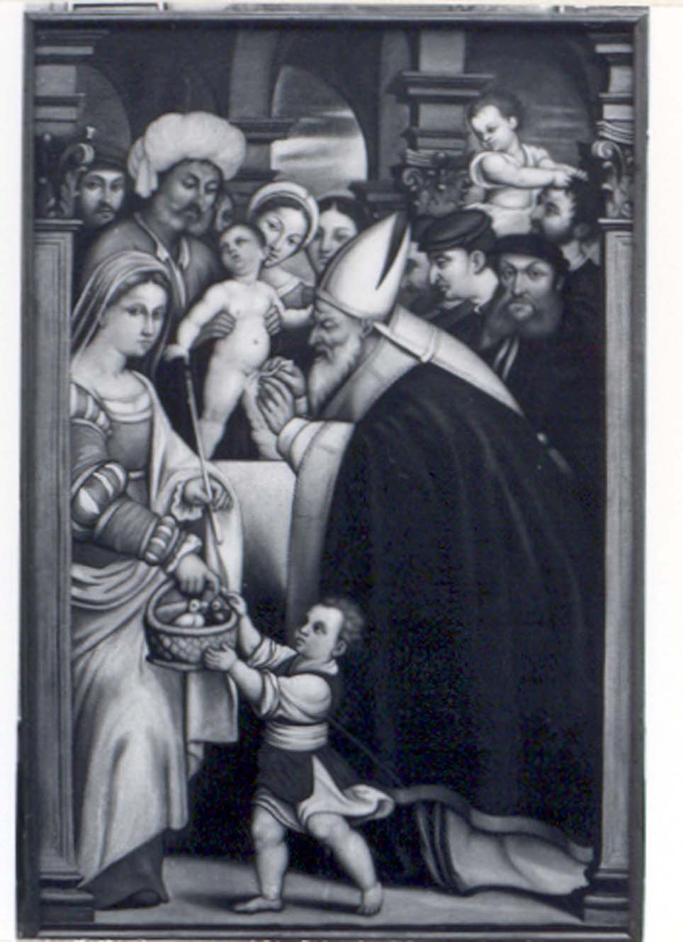 Circoncisione, circoncisione di Gesù Bambino (dipinto) - ambito italiano (sec. XIX)