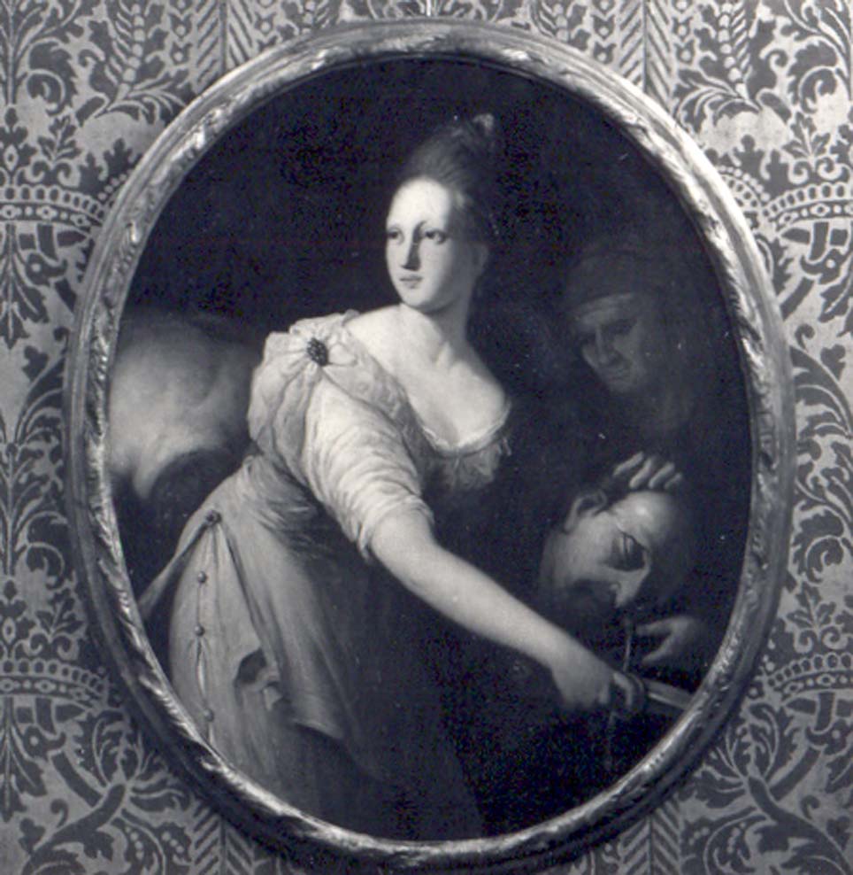 Giuditta e Oloferne, Giuditta con la testa di Oloferne e la spada (dipinto) di Carneo Giacomo (attribuito) (ultimo quarto sec. XVII)