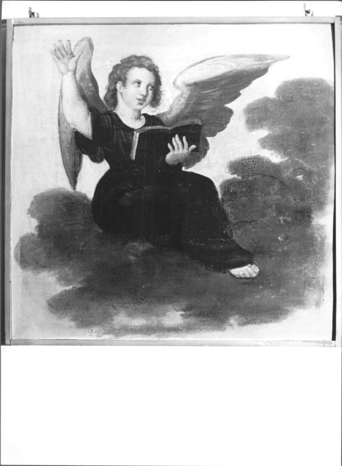 Angeli musicanti/ Apostoli/ Madonna/ Cristo Bened (dipinto) - ambito Italia nord-orientale (sec. XVIII)
