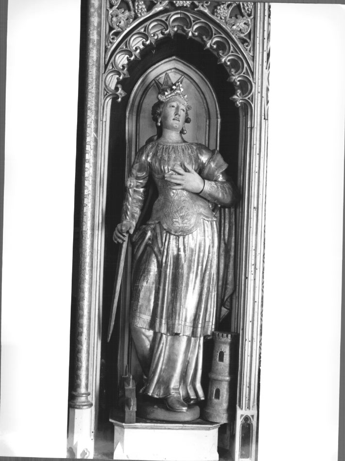 Santa Caterina d'Alessandria (statua) - ambito Italia nord-orientale (sec. XIX)