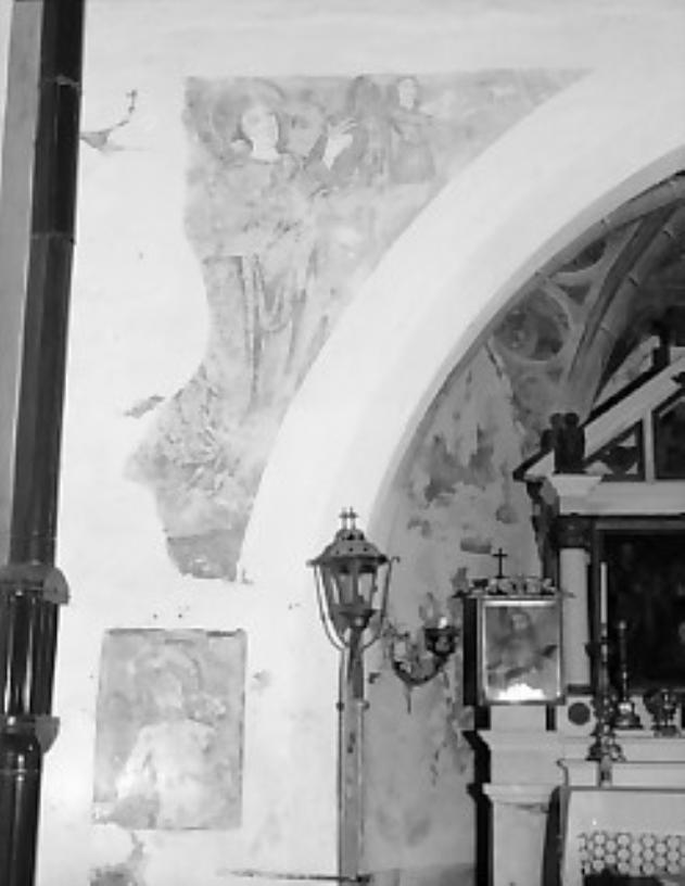 Annunciazione/ Caino e Abele (dipinto) - ambito Italia nord-orientale (sec. XV)