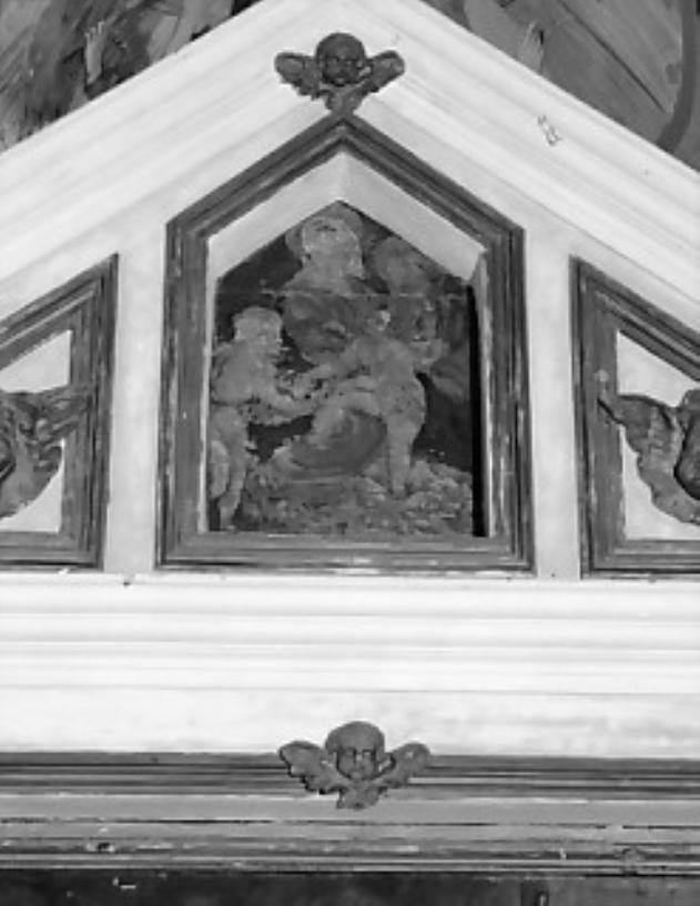 Madonna con bambino e San Giovannino (dipinto) - ambito Italia nord-orientale (sec. XIX)