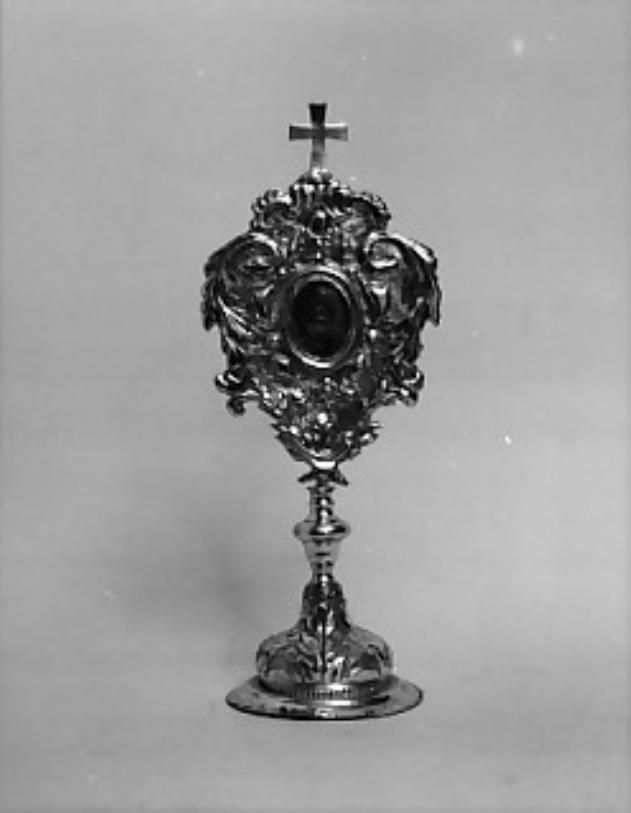 reliquiario - a ostensorio - ambito Italia nord-orientale (sec. XVIII, sec. XIX)