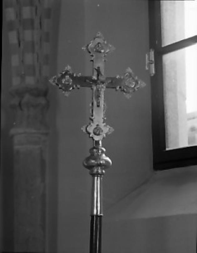 croce processionale - ambito veneto (sec. XVIII)