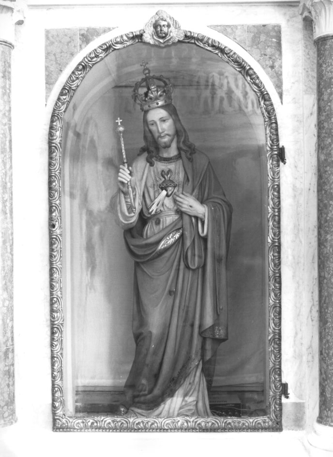 Sacro Cuore di Gesù (scultura) - ambito Italia nord-orientale (secc. XIX/ XX)