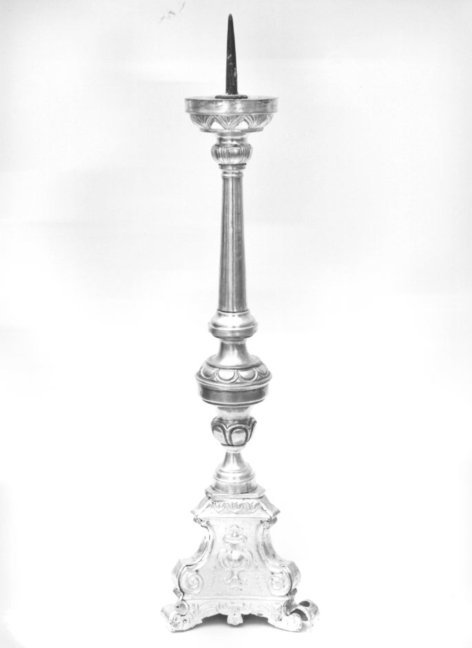 candeliere d'altare - ambito Italia nord-orientale (sec. XIX)