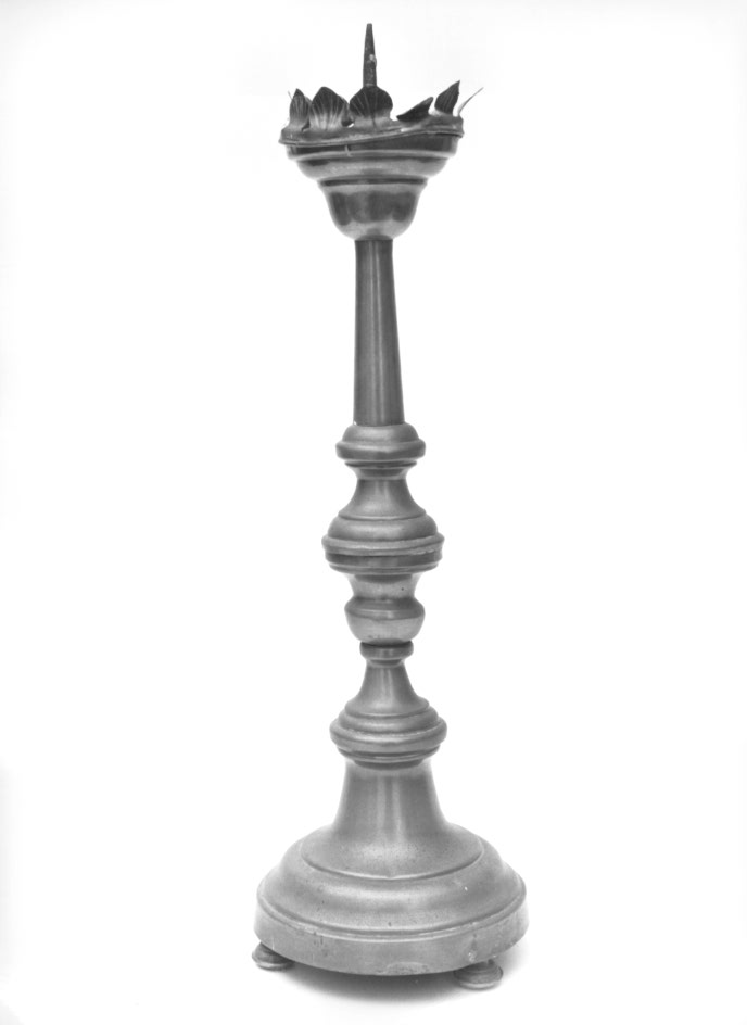 candeliere d'altare - ambito Italia nord-orientale (sec. XIX)