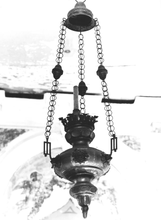 lampada pensile - ambito Italia nord-orientale (sec. XIX)