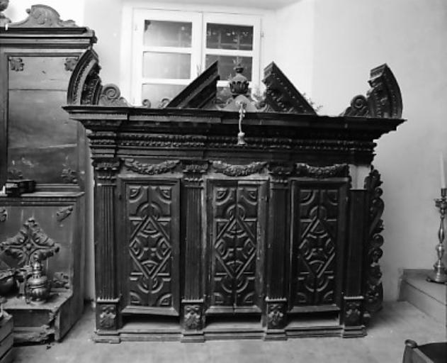 alzata di mobile - ambito Italia nord-orientale (sec. XVIII)