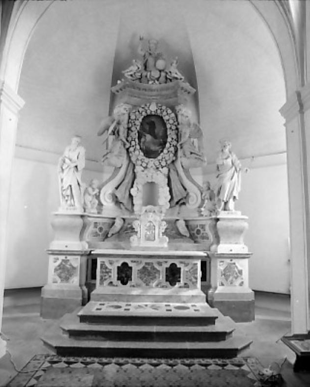 altare maggiore - ambito Italia nord-orientale (secc. XVII/ XVIII)