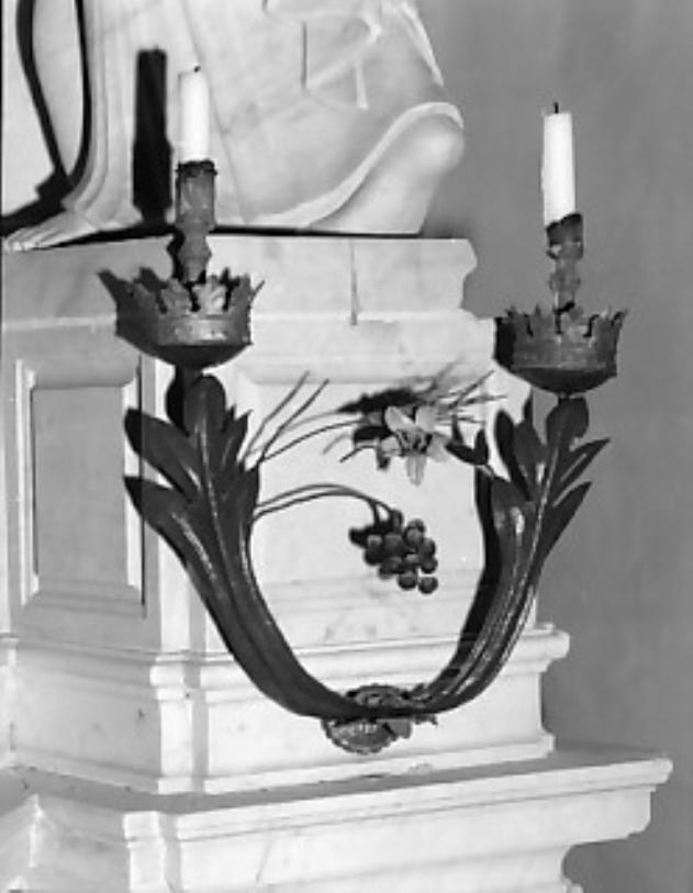 candeliere da parete - ambito Italia nord-orientale (sec. XVIII)