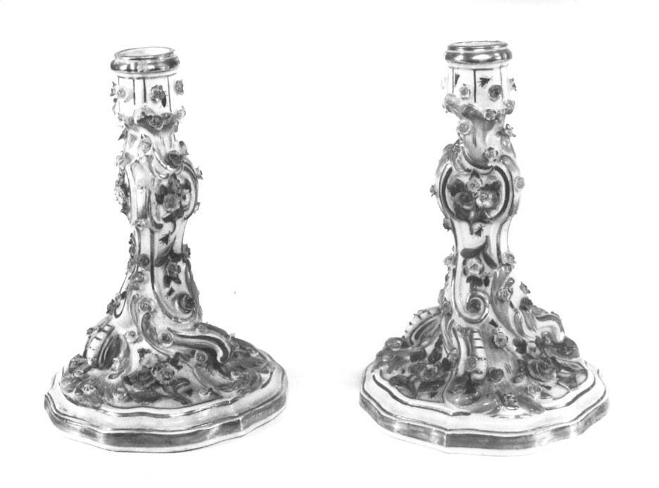 candeliere - ambito europeo (prima metà sec. XVIII)