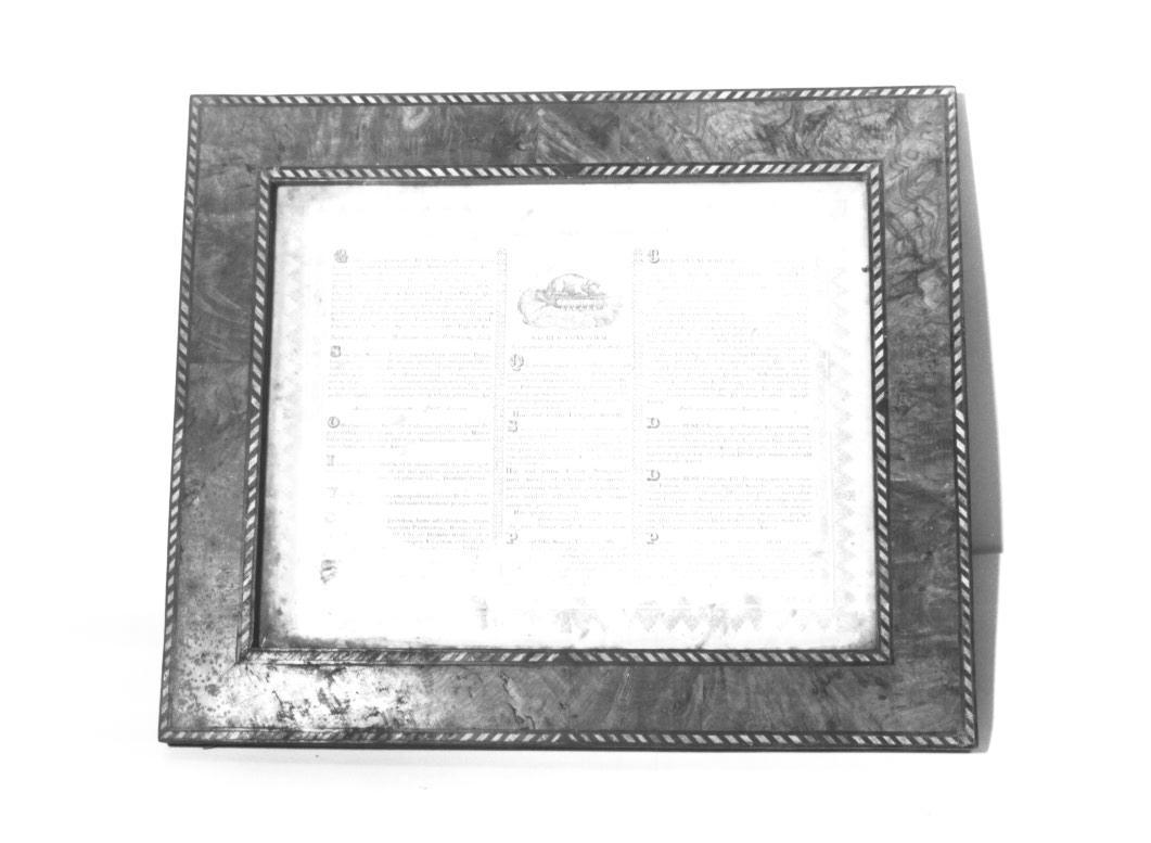 cornice - ambito europeo (seconda metà sec. XIX)