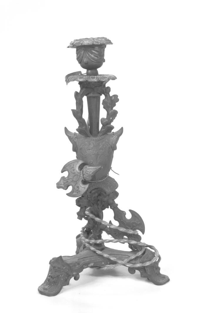 candelabro - ambito europeo (seconda metà sec. XIX)